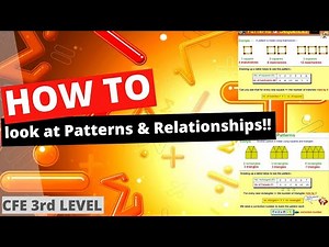 Patterns & Sequences - How to spot basic patterns