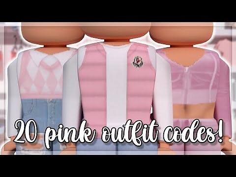 20 pink Roblox outfit codes! 🌸