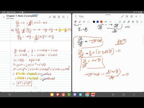 Classical Dynamics || Chapter 7 || Lagrangian & Hamiltonian Dynamics || Lecture 4 (Part 2)