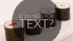 Icon Sets for Text?