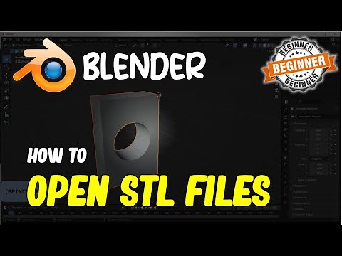 Blender How To Open STL Files