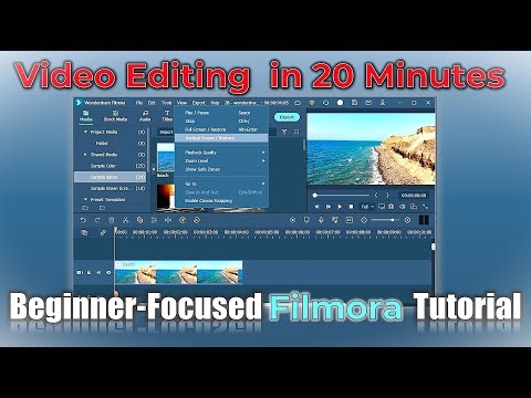 Filmora Tutorial for Beginners in 20 Minutes - Complete Guide to Video Editing (2024)