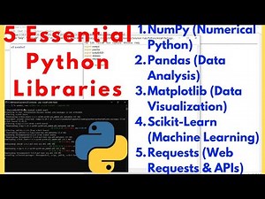 How to Download and Install Python Libraries | Python Libraries