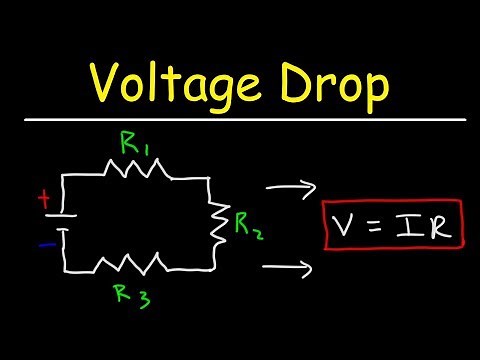 How To Calculate The Voltage Drop Across a Resistor - Electronics