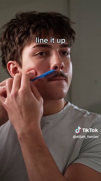 any trimmer works btw #moustache #mensgrooming @BASED #tutorial | mustache