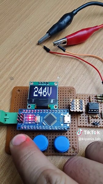 Kiyani's Lab (@kiyanis.lab) - AC Voltmeter Arduino Project: Build Your Own Device