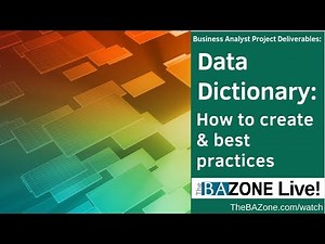 Data Dictionary: How to create & best practices (Business Analyst Project Deliverables)