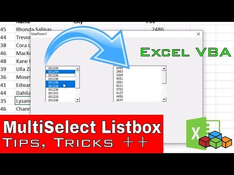 Excel VBA Listbox MultiSelect To Fill Other ListBox - MultiSelectExtended Explanation