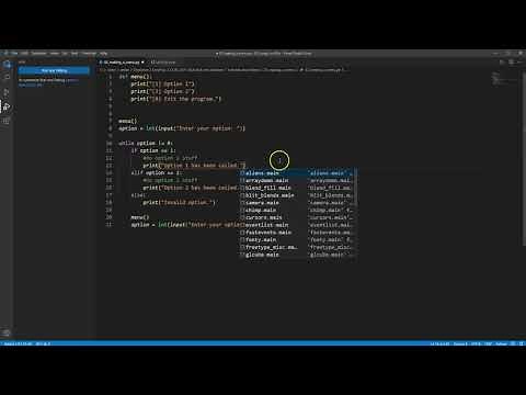 Making a menu in Python