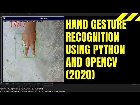 Build hand gesture recognition using Python and OpenCV(2020) | AI SOCIETY | Sameer Nigam