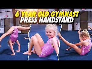 Coach Life: Tiny Gymnast Does Press Handstand| Rachel Marie