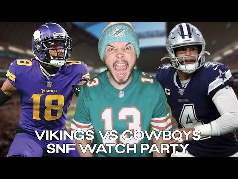 VIKINGS VS COWBOYS SNF WATCH PARTY!