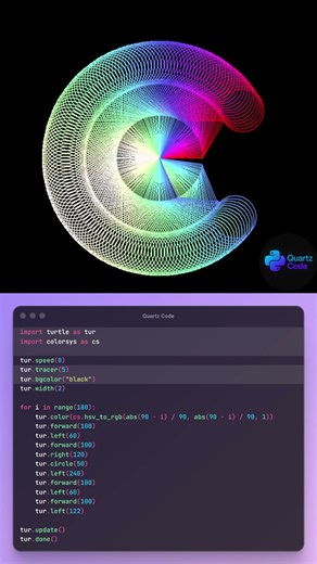 Neon Spiro-Mandala Animation in Python ✨ (Creative Coding)