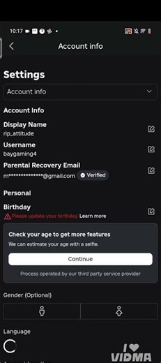 how to change our roblox password