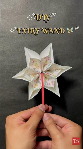 DIY Paper Fairy Wand | Easy Craft for Kids | Paper star