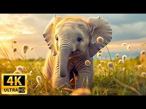 Relax With The World Of Baby Animals 4K - Relaxing Music for Anxiety and Stress Relief • Calm Nature
