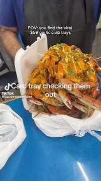 pov: finding the $59 viral garlic crab trayin Jacksonville, Florida #seafoodboil #crab #vlog