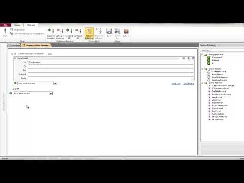 How to use macros in data in Microsoft Access
