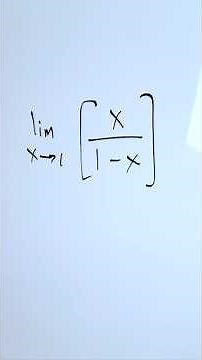 Evaluate this Limit!