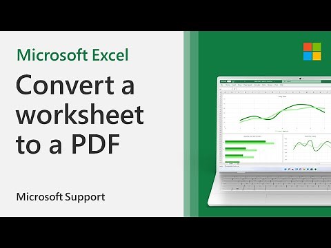 Convert a file from Excel to PDF | Microsoft