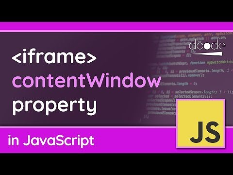 Accessing an iframe document (contentWindow) - JavaScript Tutorial