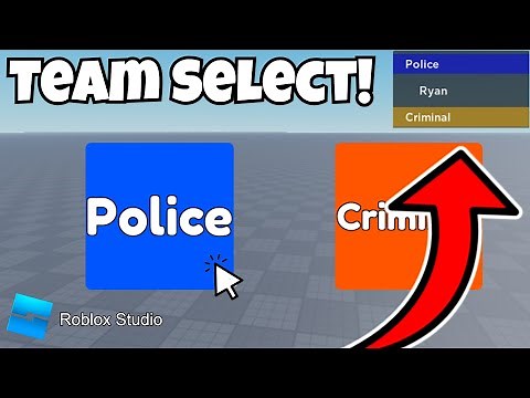 (UPDATED) How To Create A TEAM SELECT SYSTEM (Roblox Studio)