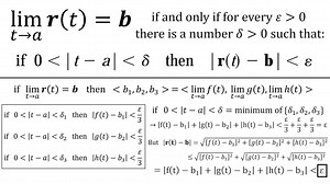 Exercise 1: Precise Definition of a Vector Function Limit