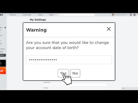 How To Change Age On Roblox 2024 - **NO AGE VERIFICATION**