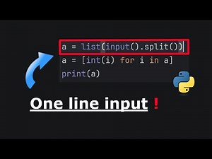Input list using input() in Python - Complete Guide