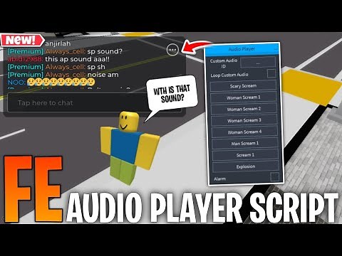 [ FE ] Audio Player Script - Make Scary Sound / Troll Player On The Server | Roblox Script