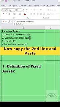 How to Add Multiple Lines in a Single Cell in Excel #excel #excelshortcuts #exceltips #exceltricks