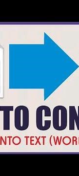 How to convert Image to word Document using Google Lens - Convert JPG to Word