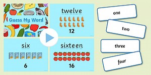 Read and Write Numbers From 1 to 20 in Numerals and Words Game
