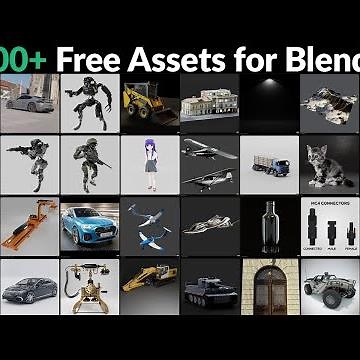 Blender Secrets - Over 6000 free assets and an Asset Browser in Blenderkit