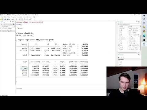 Econometrics with Stata - Linear Regression Stata