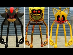SURVIVING NEW SHADOW.EXE SMILEY'S VS SPONGEBOB.EXE SMILEY'S VS TAILS.EXE SMILEY'S in Garry's Mod