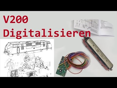 Modellbau Erklärt | Wie digitalisiere ich eine V200 von Märklin? | Tutorial |