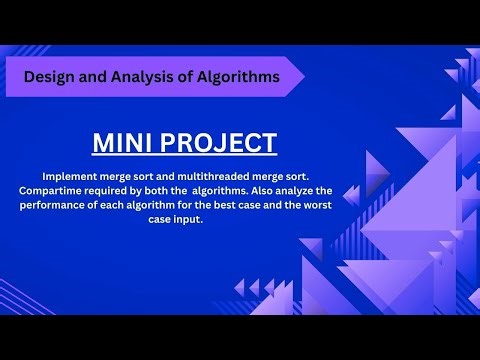 ⚡ Merge Sort vs Multithreaded Merge Sort | Speed Test & Performance Analysis 🚀