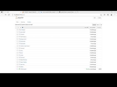 How to Upload folder in jupyter notebook