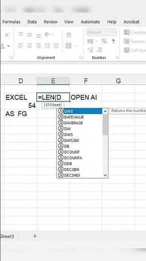 Count Every Character Instantly with Excel LEN Function!