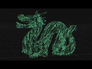 Matrix Rain Code Blender