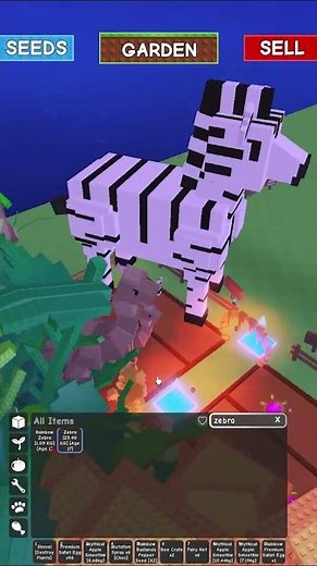 I Hatched TITANIC ZEBRA in Grow a Garden