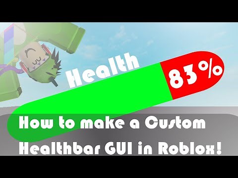 How to make a custom Health-Bar in Roblox (Smooth healthbar)!