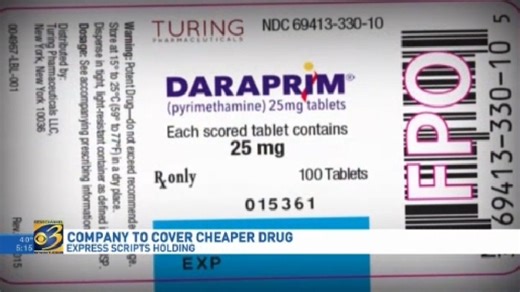 Express Scripts offers low-cost alternative to Turing drug