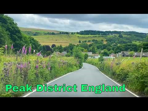 Scenic Drive Around Peak District, England [4K]
