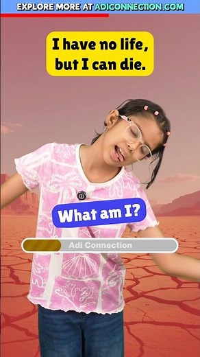 Guess the Answer If You are a Genius! 🧩 | Fun Riddles for Kids | Adi Connection #shorts