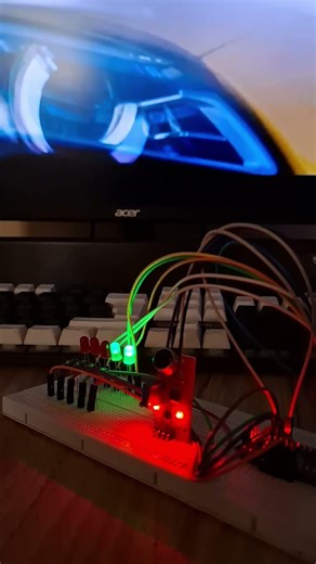 LEDs That React To Sound 🔊 | Arduino Project #arduino #arduinonano #electronics #diy #shorts
