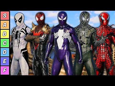 Ranking ALL Symbiote Suits In Marvel's Spider-Man 2!