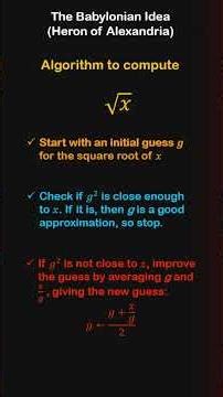 Babylonian Trick for Square Roots: Smarter Than You Think!#shortsfeed #shortvideo #viralshorts #math