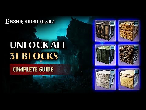 Enshrouded | All 31 Building Blocks & How to Unlock Them | The Ultimate Guide